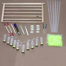 Bee разведение король полный набор инструментов в пчеле Специальный искусственный Пчеловодство целлюлоза коробка пчелы король палка передача насекомых король чашки