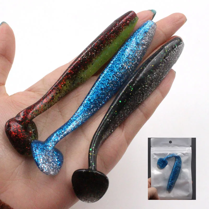 1pc 10 5cm 9g Artificial font b fishing b font lure soft with salt smell Ice