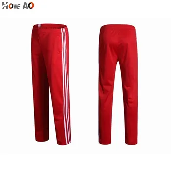 

HOWE AO Summer New Brand Sweatpants Casual Harem Pants men Trousers Black Striped Side Sweat Pants Running Sport Pant