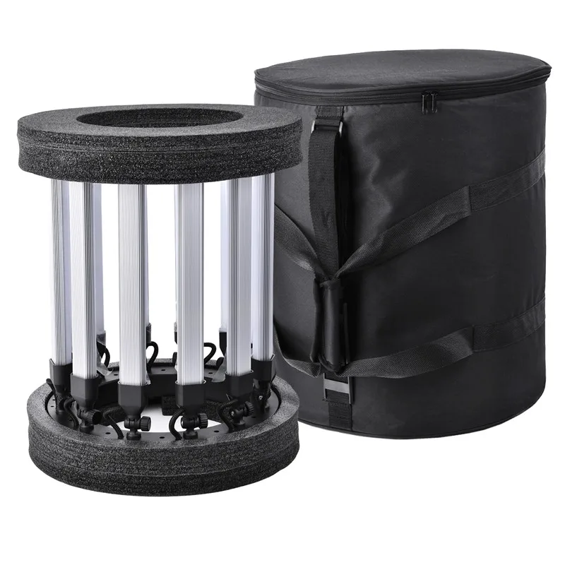 US $399.00 Fosoto TL1800s Photographic Lighting 12 Tubes Led Star Light Camera Photo Studio Phone Photography Ring Light Lamp With Tripod