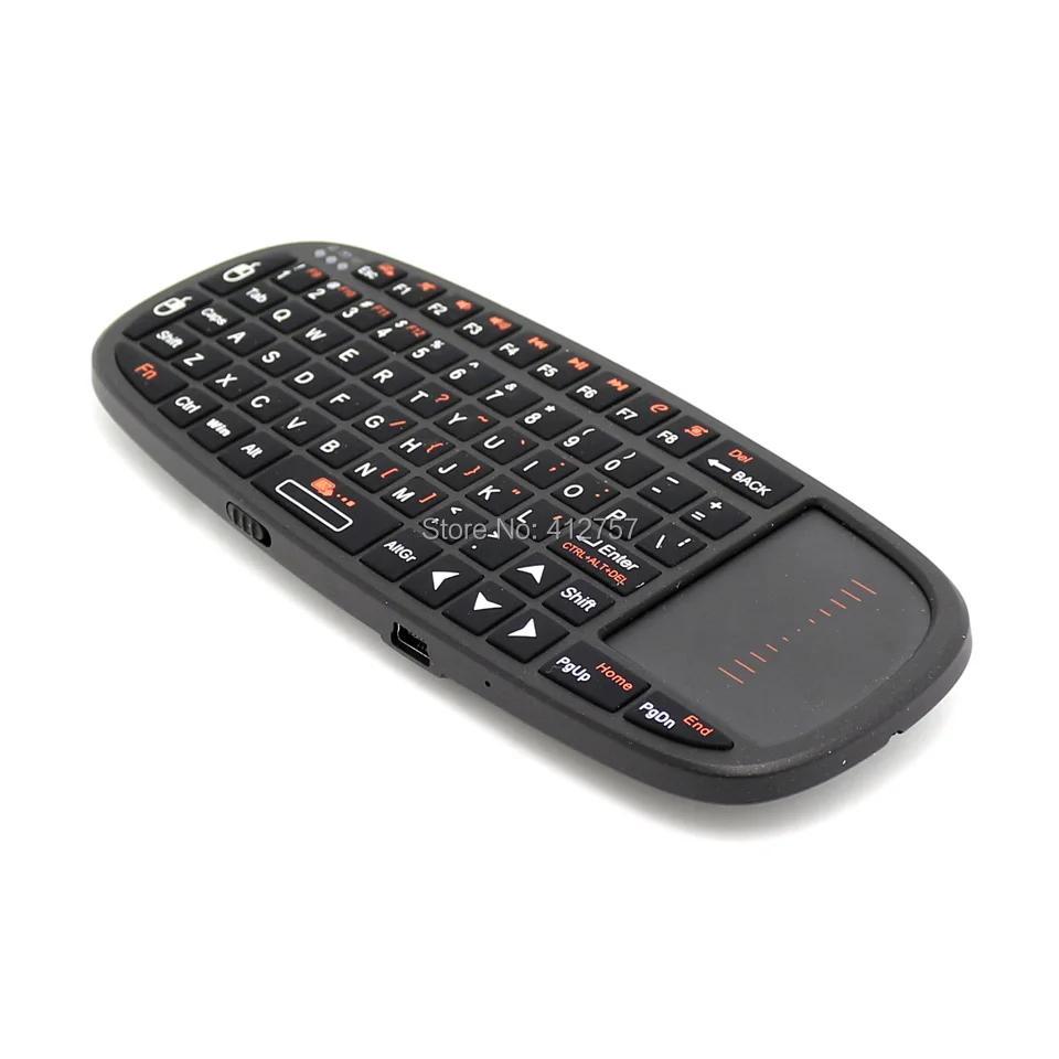 Rii i10 2,4 ГГц Мини Беспроводная клавиатура Air mouse с тачпадом для Andorid tv Box/Mini PC/ноутбук/Проекторы