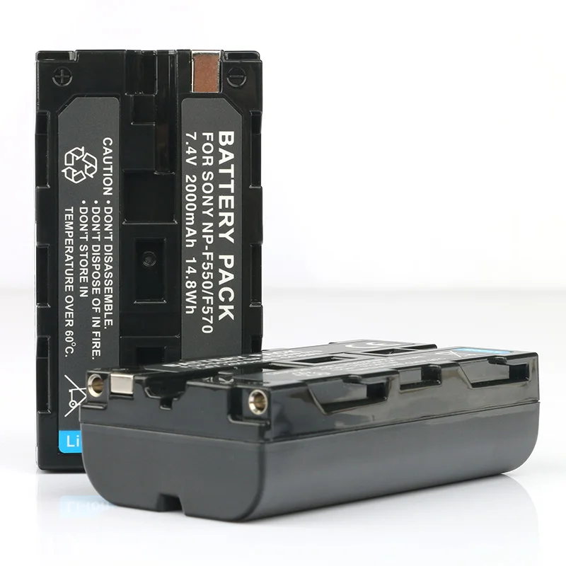 LANFULANG NP F550 Батарея цифровой камеры (2000mAh 7 4 V) Совместимость для Sony HDR FX1 HVR HD1000 Z1 MVC