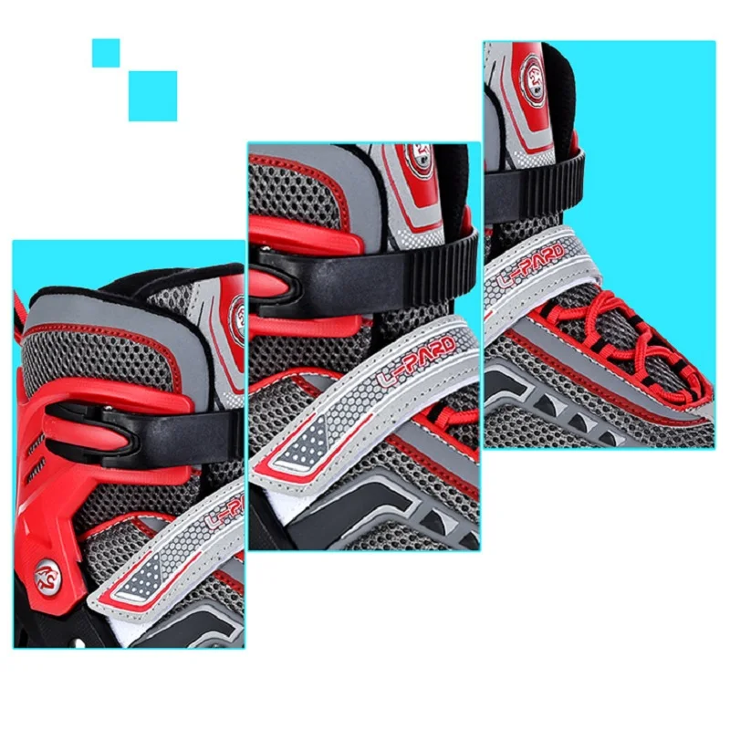 الرجال والنساء مرنة مقاومة للاهتراء شبكة A38-2 sizeXL ضبط صف واحد الأسطوانة النعال واحدة الفرامل فلاش عجلة على الجليد