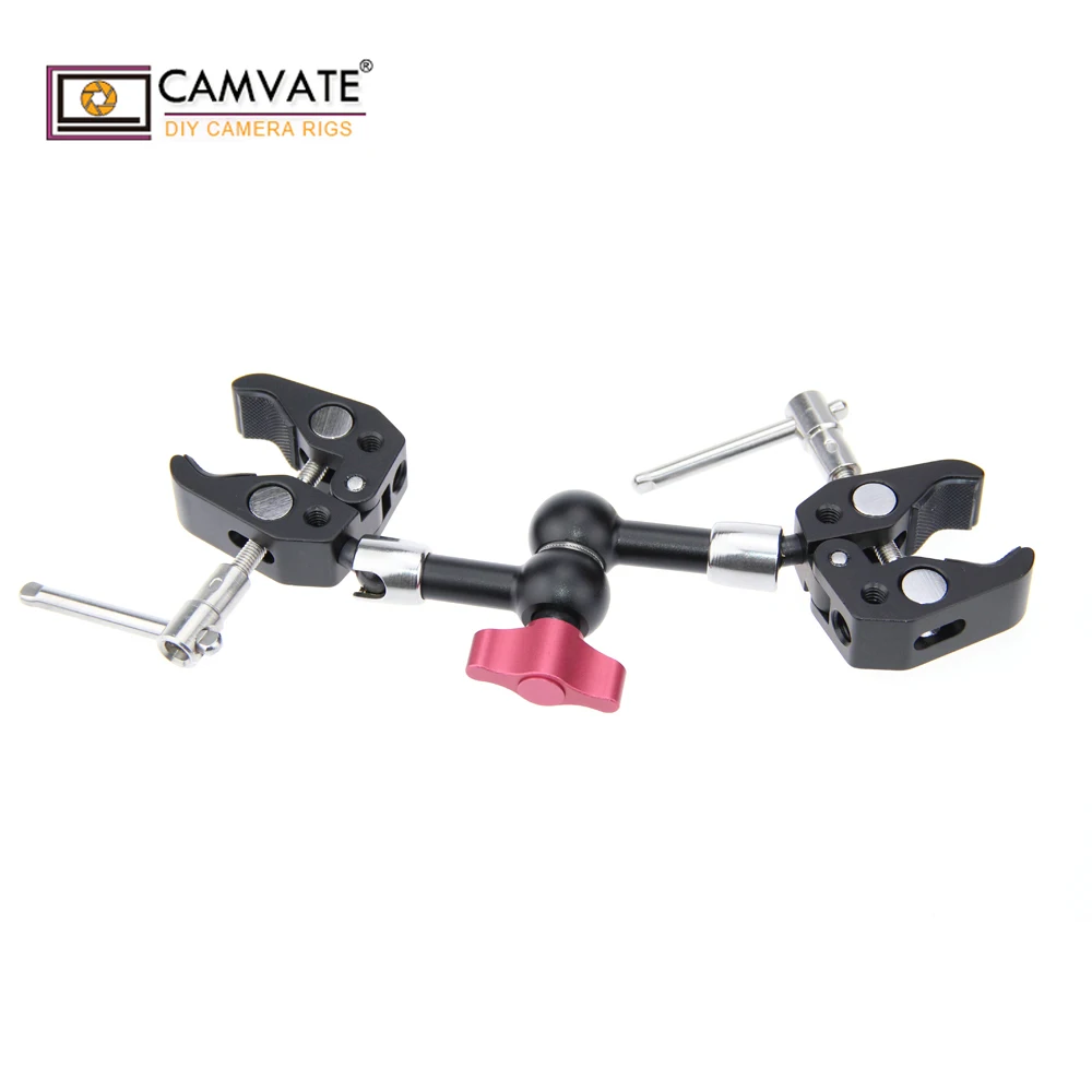 

Articulating Magic Arm with 2pcs Super Clamp Crab Plier Clip for Camera DSLR C1234 camera photography accessories