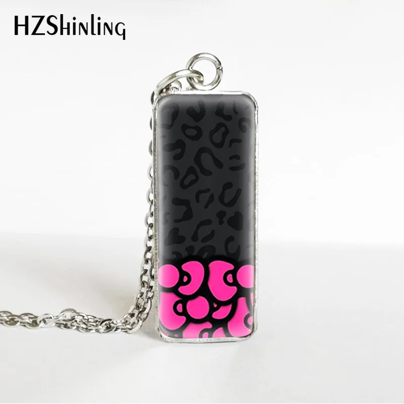 Hot Kpop Group Blackpink Lisa Rose Jennie Jisoo Rectangle Necklace Glass Cabochon Pendant Rectangle Necklace Jewelry Gifts - Окраска металла: 9