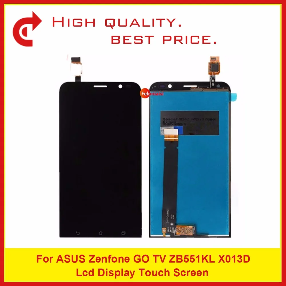 

High Quality 5.5" For ASUS Zenfone GO TV ZB551KL X013D LCD Display With Touch Screen Digitizer Sensor Panel Assembly