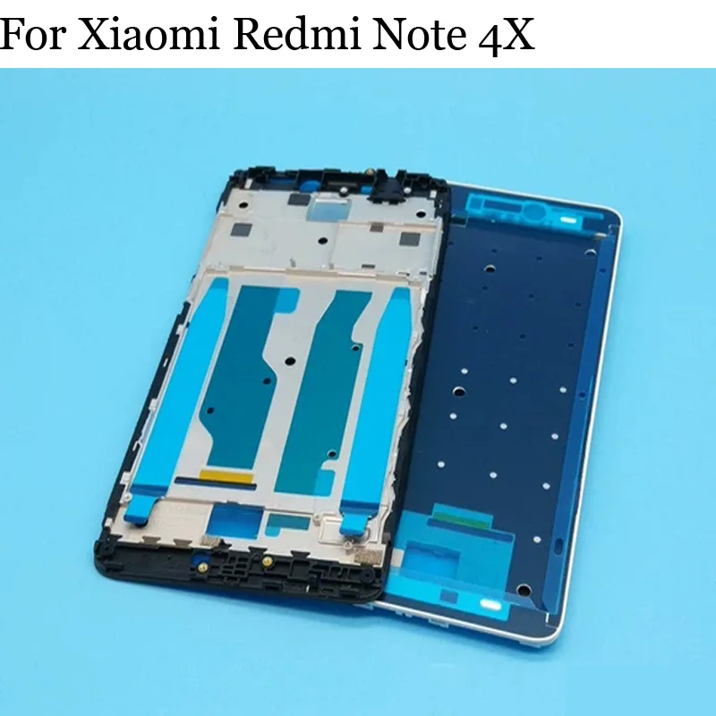 ЖК-экран с держателем, передняя рамка, для Xiaomi Redmi Note 4 X чехол для корпуса, средняя рамка, для Xiaomi Redmi Note 4 X