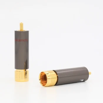 

4 pcs VR005G gold plated Audio RCA Connectors Nakamichi RCA connector Nakamichi plug