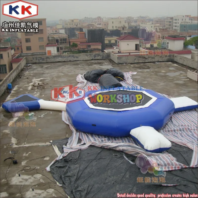 blob inflatable water trampoline