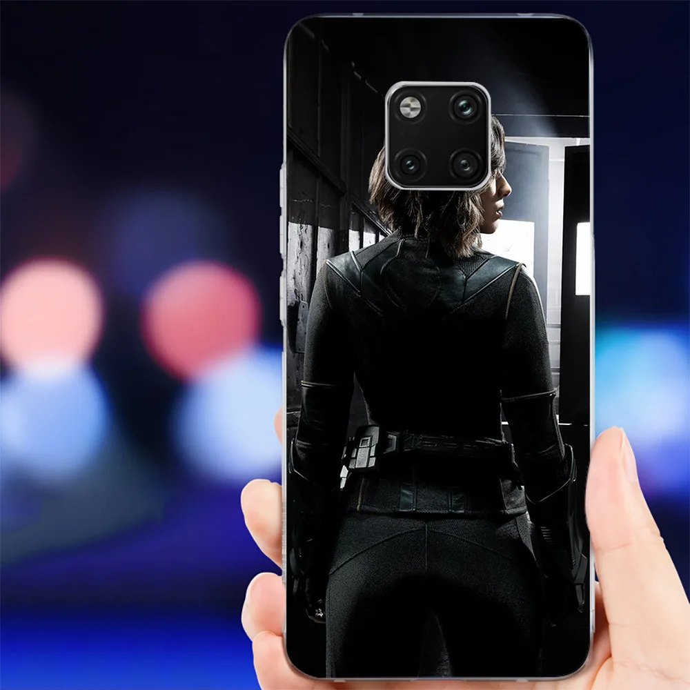 IYICAO MARVEL агенты щит Мягкий силиконовый чехол для телефона Huawei Mate 10 20 Lite Pro Nova 2 2i 3 3i 4
