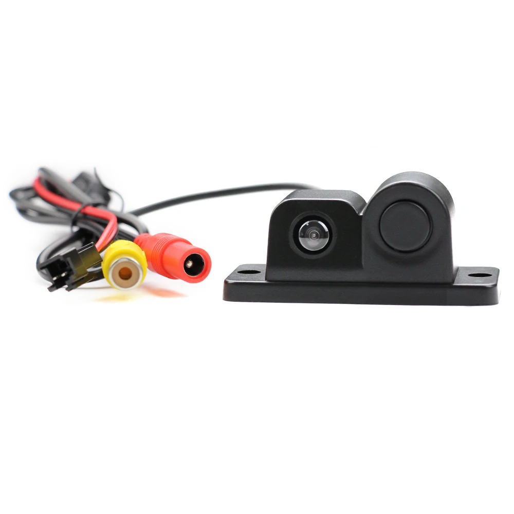 2018 Parktronic Eunavi 2 In 1 Car Parking Sensors Rear View Backup Camera Universal High Clear Night For Vision Reversing Radar