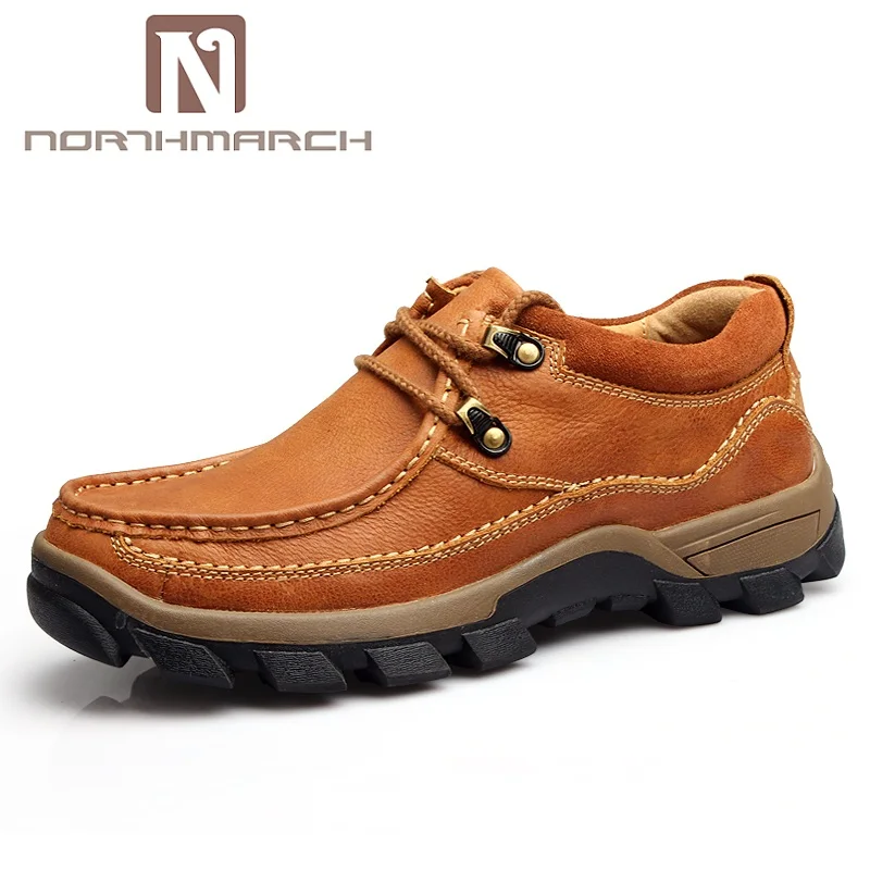 

NORTHMARCH Genuine Leather Men's Shoes Italian Brand Business Casual Shoes Men Comfortable Loafers Men Chaussures Hommes En Cuir