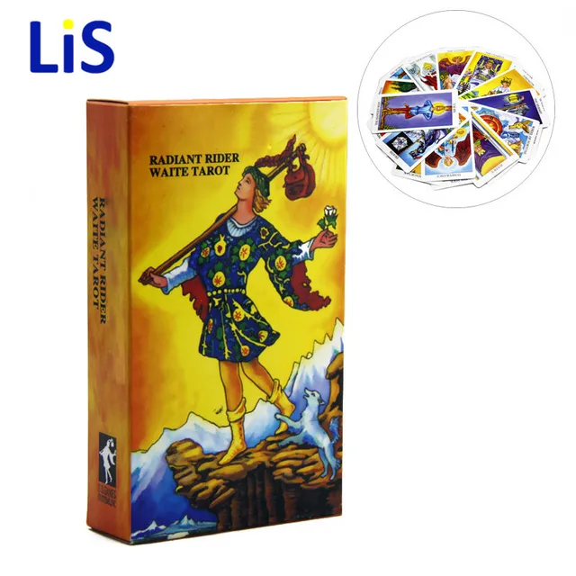 Best Offers 2018 Full English radiant rider wait tarot cards factory made high quality tarot card in colorful box, Game Colloection Card Toy