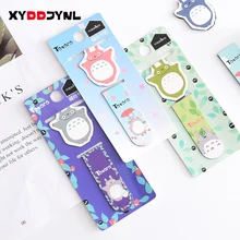 2 компл./4 шт Мультяшные магнитные закладки милый кот Тоторо японские канцелярские принадлежности записные книжки китайские закладки школьные принадлежности