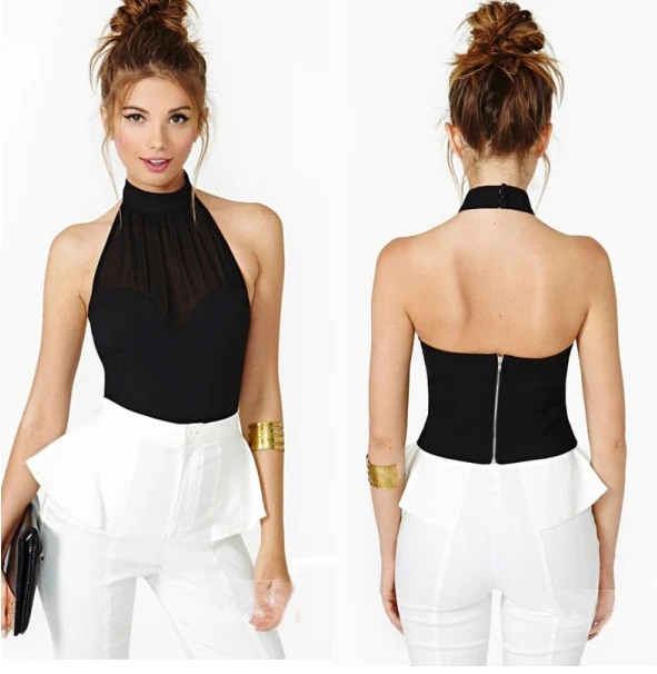 halter neck backless