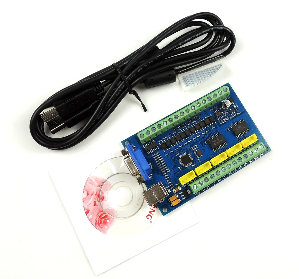  CNC Router Mach3 USB 4 eje kit controlador de motor paso a paso TB6600 + Placa de control usb de 5 