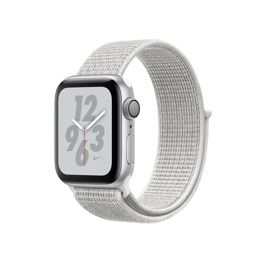 

APPLEWATCH NIKE+ S4 GPS 40MM SIL ALUM CASE WHITE NIKE LOOP IN