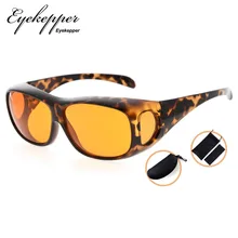 DSXM1806 Eyekepper синий светильник, огромные защитные анти-синие блокирующие компьютерные очки с Экстра янтарными линзами