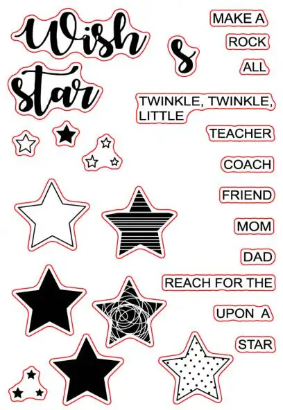 

ALL STAR Transparent Clear Silicone Stamp/Seal for DIY scrapbooking/photo album Decorative clear stamp sheets A1566