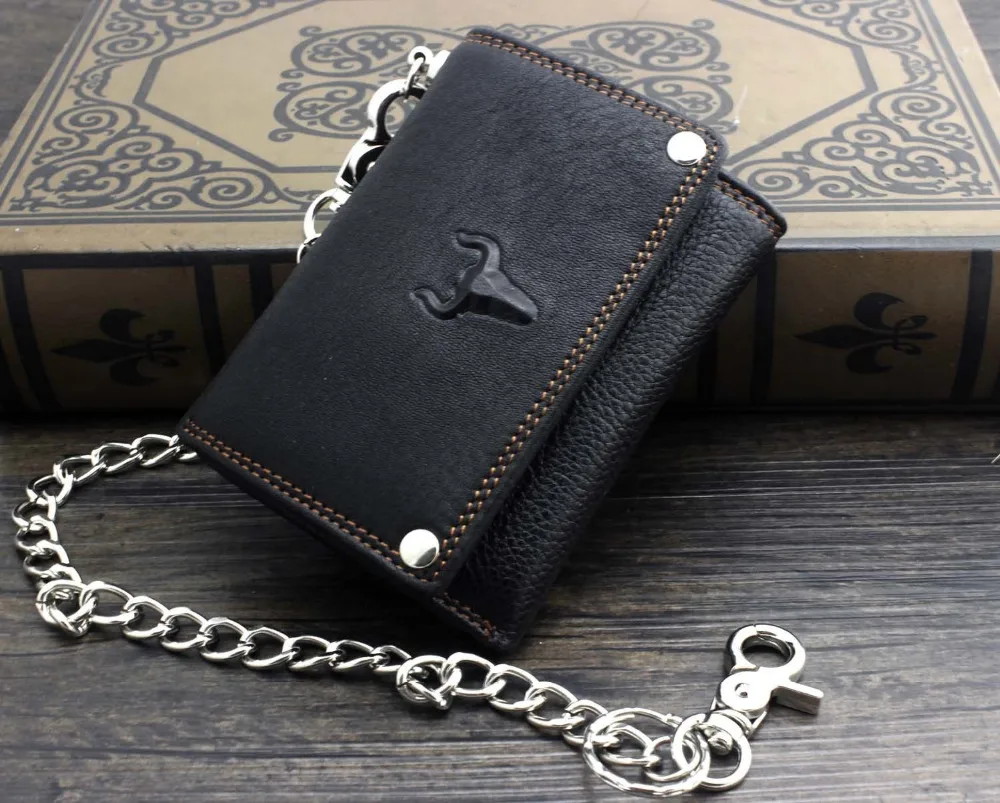 Genuine Leather Kids Small Trifold Crocodile Pattern Money Children Wallet NEW