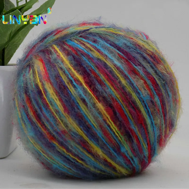 

New 6 balls yarn for knitting For manual yarn to baby's scarf top grade yarn for knitting thread to knit Acrylic mohair t50