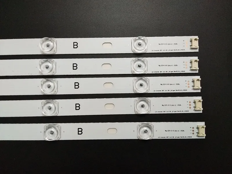 Новинка 10 шт./компл. Замена светодиодной ленты для LG 50LB650V Innotek DRT 3 0 50 A B 6916L 1736A 1735A