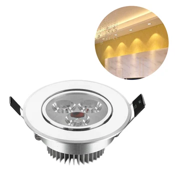 

10 Pcs/Set Superior Ceiling Lamp 3W LED Recessed Downlight Roof Down Bulb Spot Light 90-265V Kitchen Indoor LED Spot Lighting