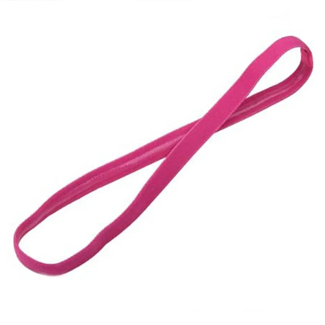 

Men Women Thin Elastic Non Slip Headband Yoga Sport Yoga, Running, Football, Others Gym Stretch Hair Band
