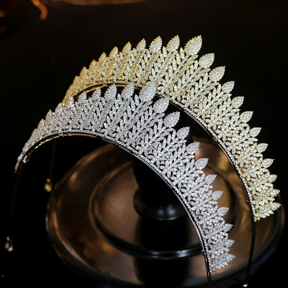 

New European wedding accessories zirconia crown bride wedding crystal hair band