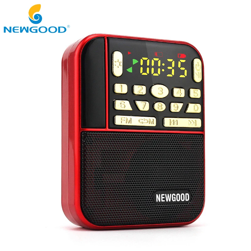 Карманное стерео радио Mini Fm портативные микро Sd радиостанции модная полосная