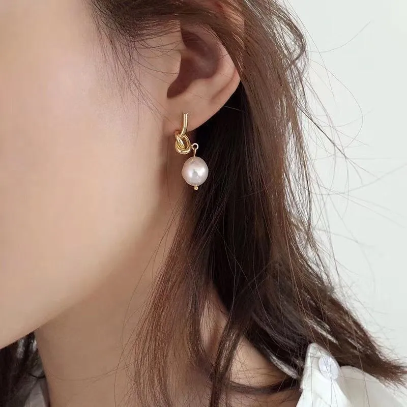 MENGJIQIAO 2018 New Trendy Many Styles Beaded Simulated Pearl Drop Earrings For Women Cute Bowknot Circle Pendientes Mujer Moda