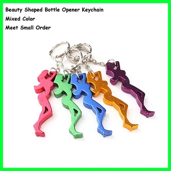 

Mixed Colors Wine/Beer Bottle Opener,Keyrings Opener Aluminum,Beauty Women Keychains,1000pcs Free Shipping