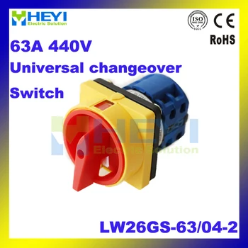 

63A 440V LW26GS-63/04-2 Universal Changeover Switch Rotary Cam Switch