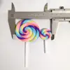 1/8PCS Slime Charms Colorful Big Lollipop Soft Clay Plasticine Slime Accessories Making Supplies For Kids Toys 6