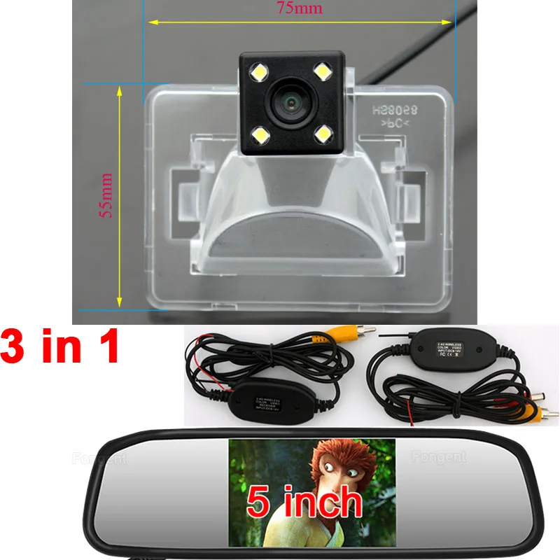 Для Mazda5 Mazda 5 2006 2007 2008 2009 2010 RCA видео gps hdmi передатчик и приемник заднего вида для парковки задом беспроводной монитор для камеры