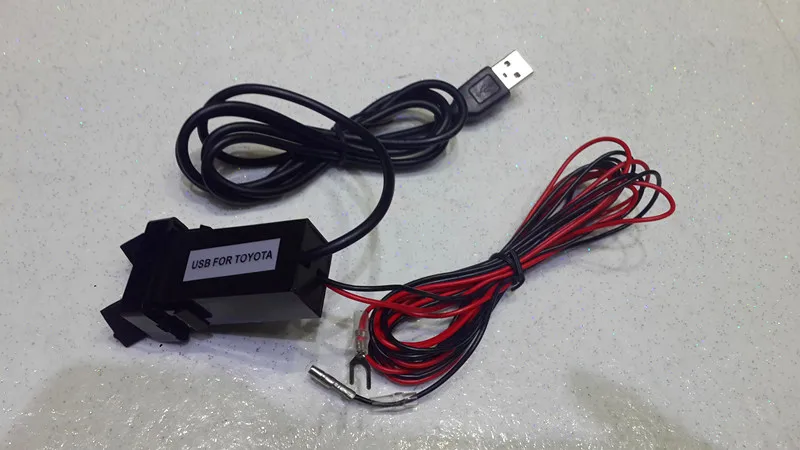 2.1A двойной порт USB зарядное устройство для мобильного телефона TOYOTA MP3 тире аксессуар 5V TUNDRA TACOMA RAV4