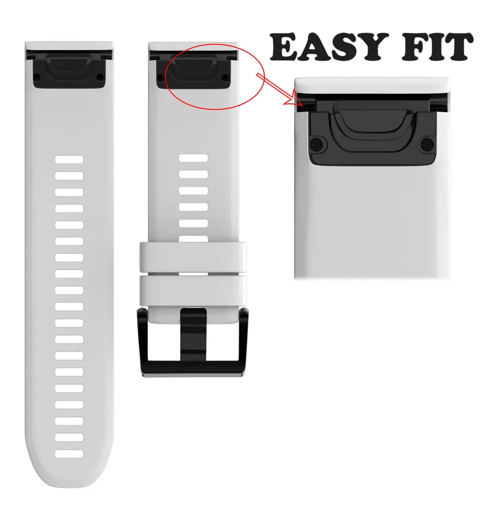 Замена из силикагеля, мягкий быстросъемный ремешок в комплекте ремешок для Garmin Fenix 5X gps часы AU15 Прямая