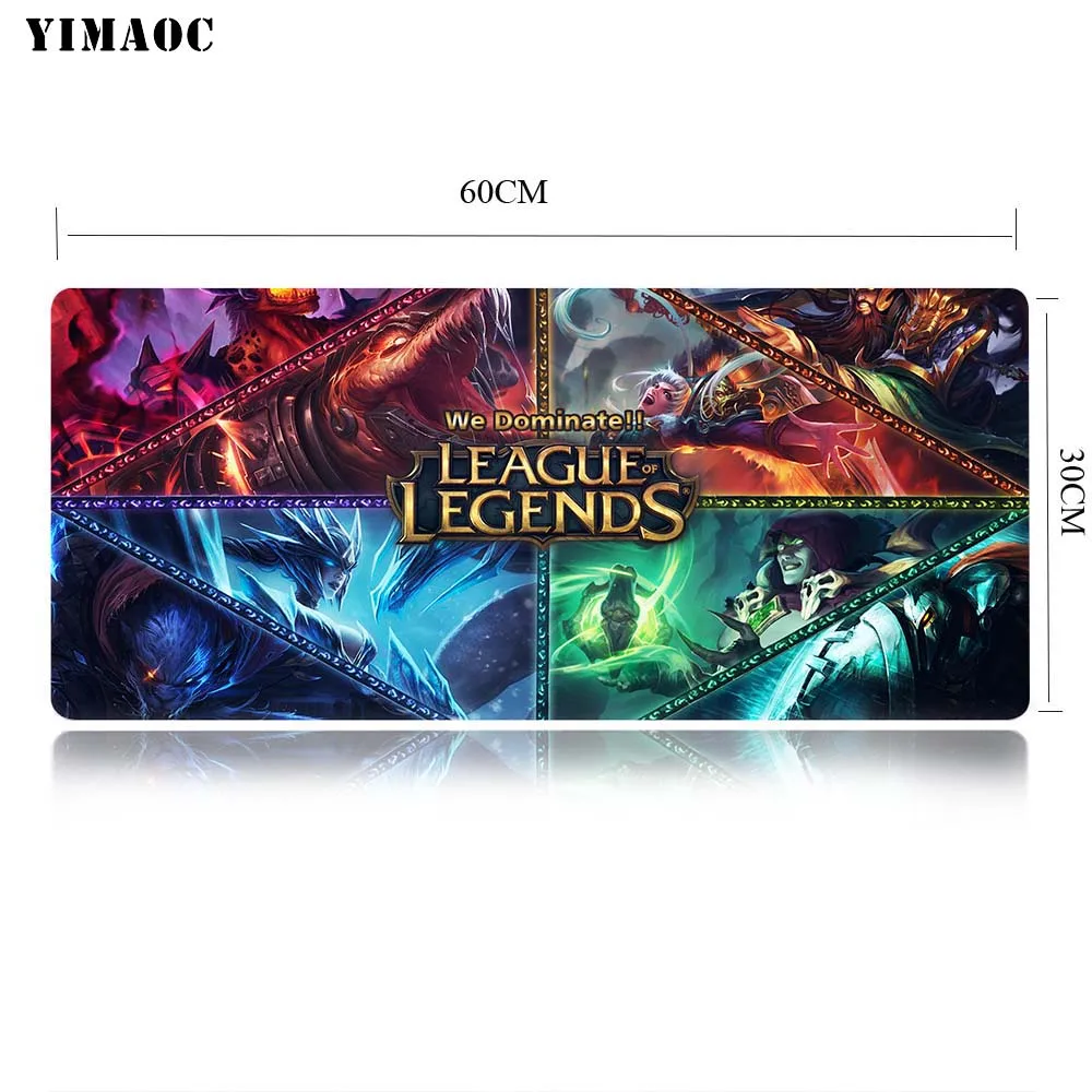YIMAOC Jinx League of Legends Коврик Для Мыши Компьютерный коврик для мыши Противоскользящий
