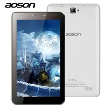 Original 7 Inch Android 6.0 Aoson S7 Pro 3G 4G Phone Call Wifi Tablet PC IPS 1024*600 Quad Core 1GB RAM 8GB ROM 2MP/5MP OTG GPS