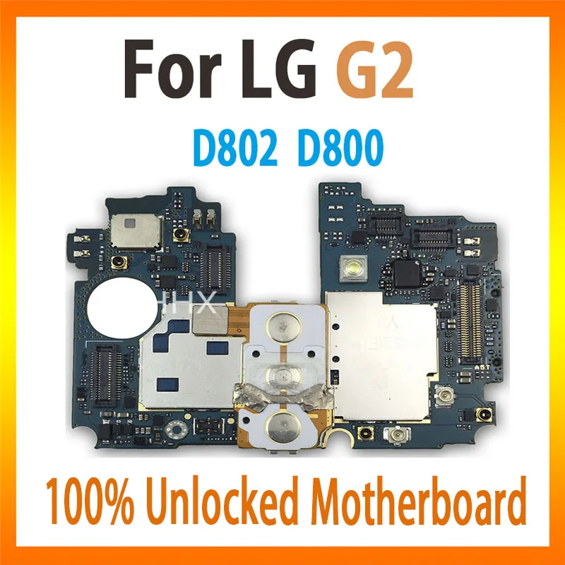 

Unlocked Main Board For LG G2 D802 D800 Motherboard 16GB 32GB Full Work Circuit Electronic original Plate free shipping
