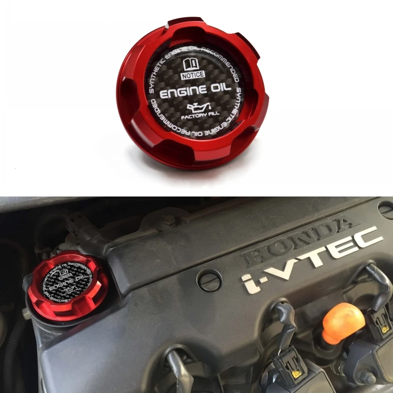 

Red Aluminum MUGEN POWER ENGINE Oil Cap For SI Element Honda Accord ACURA INTEGRA S2000 PRELUDE CRV CIVIC