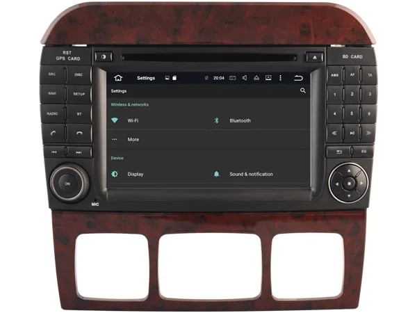 Cheap Ips screen Android 8.0 Car Dvd Navi Player FOR Benz S W220  S280 S320 S350 S400 S430 S500 gps auto stereo audio multimedia 4