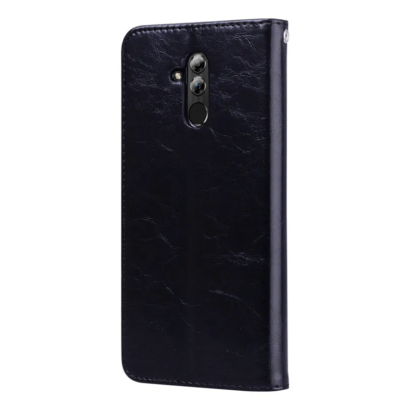 Sang trọng Lật Trường Hợp đối với Huawei Mate 20 lite Sang Trọng Đứng Wallet Bìa PU Da TPU Điện Thoại Túi Trường Hợp đối với Huawei người bạn đời 20 lite Vỏ huawei waterproof phone case