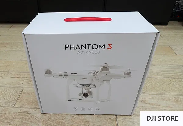 Freeshipping DJI Phantom 3 Advanced Drone With 2 Battery With HD 1080p Camera And 3 Axis Gimbal Rc Helicopter