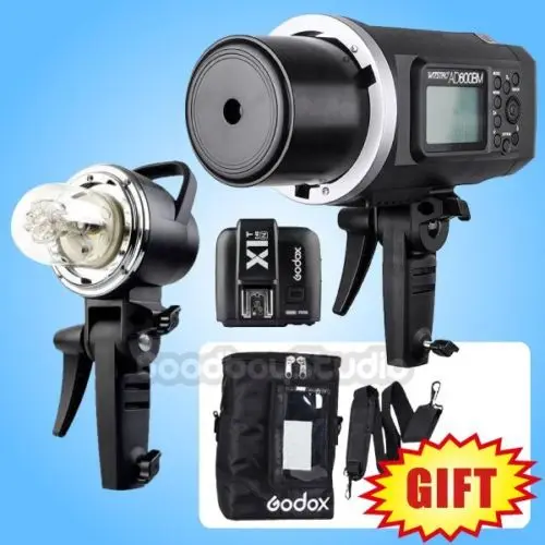 

Godox AD600BM 600W 2.4G HSS Flash Strobe Bowens Mount + AD-H600B Head + X1T-N Transmitter for Nikon + FREE GIFT PB600 Carry Bag
