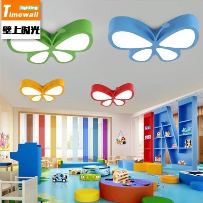 

CM059led cartoon butterfly children ceiling lamp modern simple warm bedroom lamp boys and girls lamps