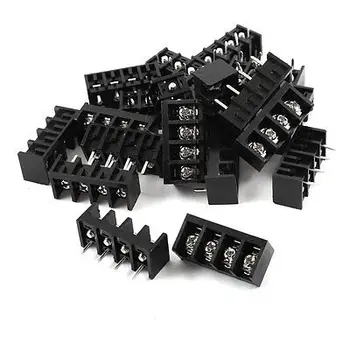 

300V 30A 9.5mm Pitch 4-Pin Pluggable Type PCB Screw Terminal Block 20Pcs