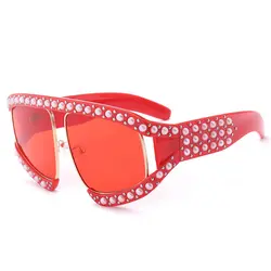 Мода 2018 г. дизайнерские женские солнцезащитные очки Защита от солнца очки Классический квадратный солнцезащитные очки с большими рамами