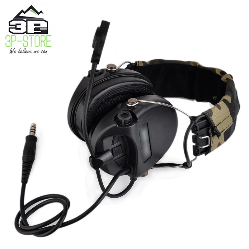 

Z-tactical Military Aviation Headset Sordin Military Communication set Z111 BK Z112