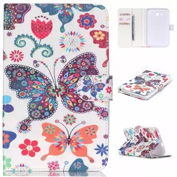 

Cute Butterfly PU Leather Case Cover For Samsung Galaxy Tab3 7.0 Lite T110 T111 Tablet Case For Samsung T113 T116 Case Cover